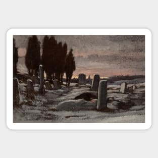 Desolation by Elihu Vedder Magnet